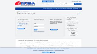 
                            3. Área de Clientes - eInforma - Relatórios comerciais | Directório de ...