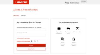 
                            1. Área de Clientes - Mapfre