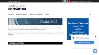 
                            8. Área de Downloads. - Downloads - Amigo do Consultor