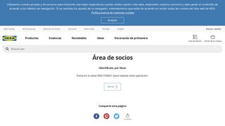 
                            3. Área de socios - IKEA