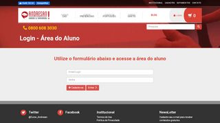 
                            1. Área do Aluno - Andresan - Cursos e Concursos