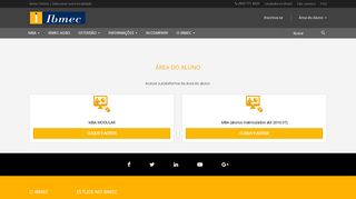 
                            2. ÁREA DO ALUNO | Ibmec Online