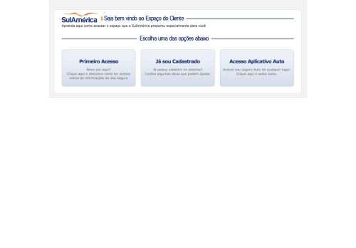 
                            6. Área do Cliente | Portal SulAmérica - SulAmerica