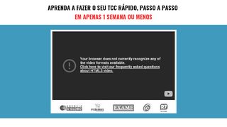 
                            3. área do curso completa, pensada em você - tcc sem drama