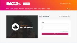 
                            10. Área do Ouvinte - Bianca FM