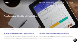 
                            2. Area Personale Clienti Privati - Nexi