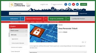 
                            4. Area Personale Tributi - Regione Lombardia