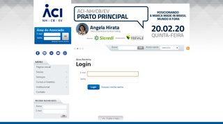 
                            2. Área Restrita | Login | ACI