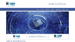 
                            8. Area riservata - Banca D'Italia - cassa rbm