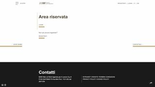 
                            3. Area riservata - MAW Search and Selection