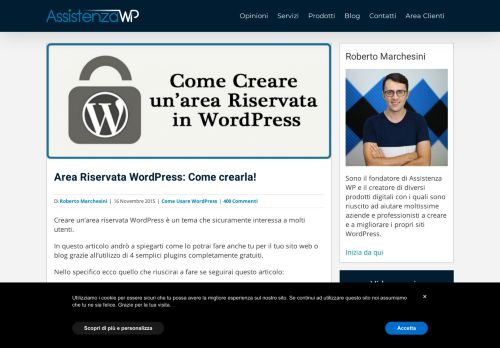 
                            9. Area Riservata WordPress: Come crearla! « WP Vincente