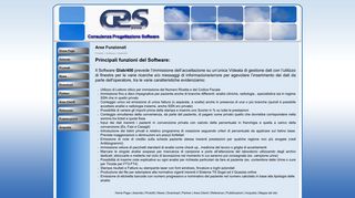 
                            10. Aree Funzionali - CPS 2002 Srl