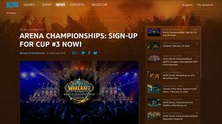 
                            7. Arena Championships: Sign-Up For Cup #3 Now! — World of Warcraft ...