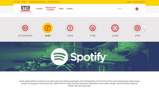 
                            2. Arena Musik Spotify - Indosat