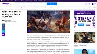 
                            12. 'Arena of Valor' is turning me into a MOBA fan - Yahoo