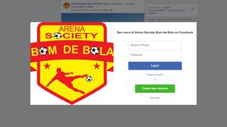 
                            11. Arena Society Bom de Bola added a new photo — at ... - Facebook