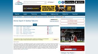 
                            2. Arena Sport 4 Serbia Futbol Yayını :: Futbol Kanalları, Kablo & Uydu ...