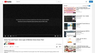 
                            12. Arena Tour and Travel - Cara Login di Member Arena Arena Tiket ...