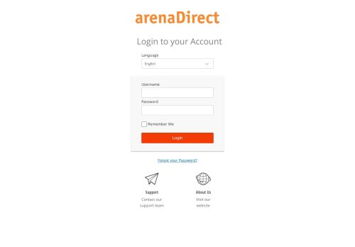 
                            9. arenaDirect - Login