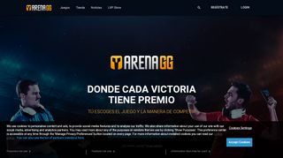 
                            11. ArenaGG: La plataforma de competición de los amantes de los eSports
