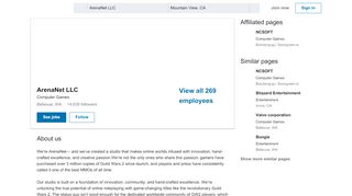 
                            5. ArenaNet LLC | LinkedIn