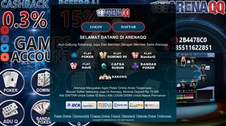 
                            6. Arenaqq Judi Domino99, Link Alternatif Arenaqq, Daftar Arenaqq ...