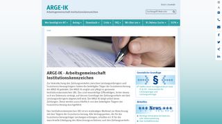 
                            12. ARGE IK - Arbeitsgemeinschaft Institutionskennzeichen - DGUV