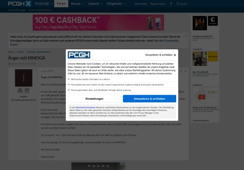 
                            4. Ärger mit MMOGA - PC GAMES HARDWARE EXTREME
