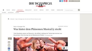 
                            11. Ärger um freizügige Clips: Was hinter dem Phänomen Musical.ly ...