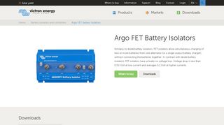 
                            12. Argo FET Battery Isolators - Victron Energy