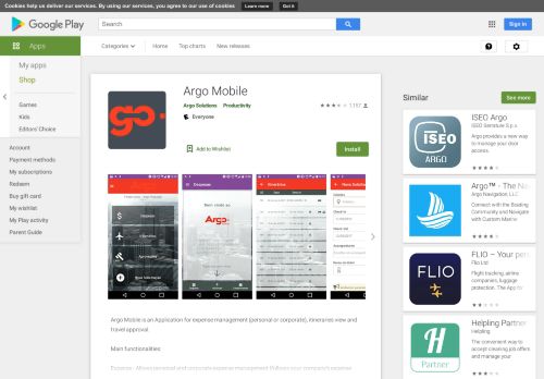 
                            9. Argo Mobile – Apps no Google Play