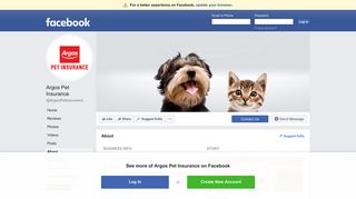 
                            6. Argos Pet Insurance - About | Facebook