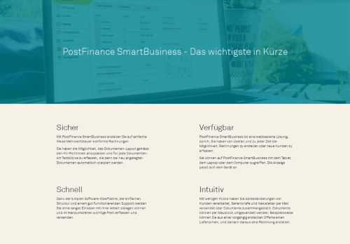 
                            7. Argumente für PostFinance SmartBusiness