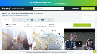 
                            13. ARGUS DATA INSIGHTS® Deutschland als Arbeitgeber: Gehalt ...