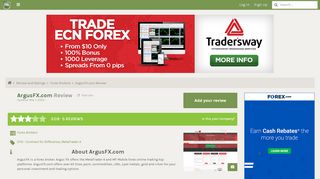 
                            5. Argus FX | Forex Brokers Reviews | Forex Peace Army