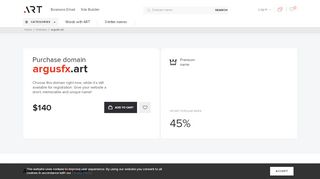 
                            9. argusfx is available for purchase — premium.get.art