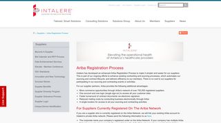 
                            3. Ariba Registration Process | Intalere Supplier Partners