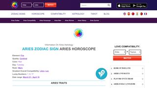 
                            9. Aries Horoscope: Aries Zodiac Sign Dates Compatibility, Traits and ...