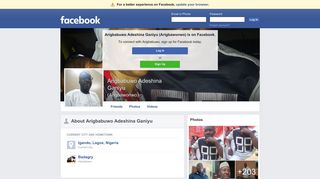 
                            9. Arigbabuwo Adeshina Ganiyu | Facebook