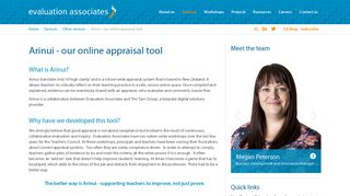 
                            2. Arinui - our online appraisal tool | Evaluation Associates