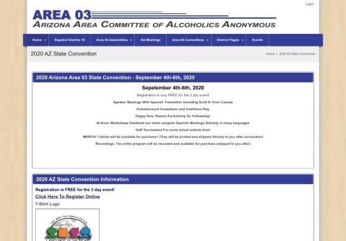 
                            7. Arizona Area 03 Committee of Alcoholics Anonymous > Login