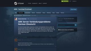 
                            4. ARK Server Verbindungsprobleme German (Deutsch) :: ARK: Survival ...