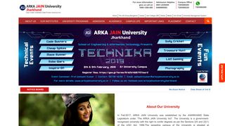 
                            12. ARKA JAIN UNIVERSITY