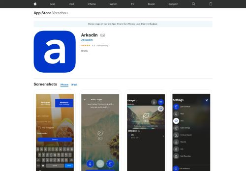 
                            8. Arkadin im App Store - iTunes - Apple