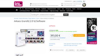 
                            8. Arkaos GrandVJ 2.0 VJ-Software kaufen? | Bax-shop