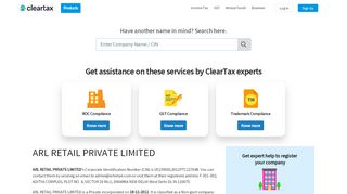 
                            13. ARL RETAIL PRIVATE LIMITED - ClearTax