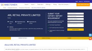 
                            4. ARL RETAIL PRIVATE LIMITED - Company, registration details ...