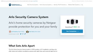 
                            11. Arlo Camera Home Security System Packages, Cost & Pricing