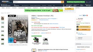 
                            4. ARMA 2 - Operation Arrowhead - [PC]: Amazon.de: Games