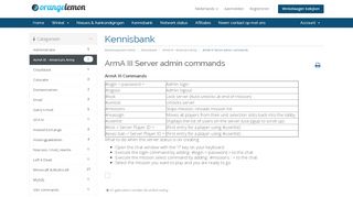 
                            8. ArmA III Server admin commands - Kennisbank - Orange Lemon B.V.